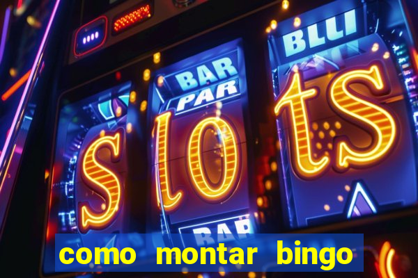 como montar bingo brinquedos toia