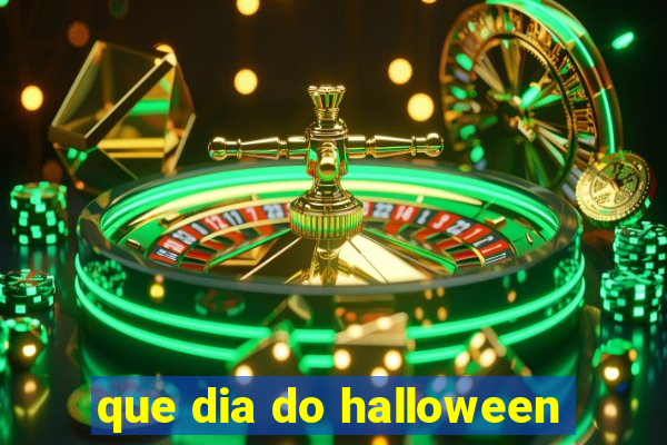 que dia do halloween