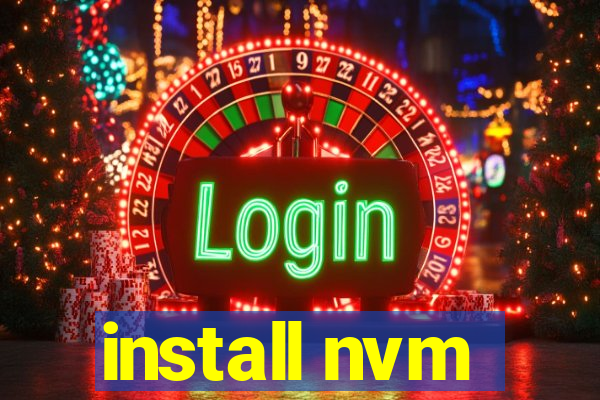 install nvm